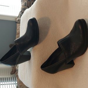 B O C, brown, heeled, slip on